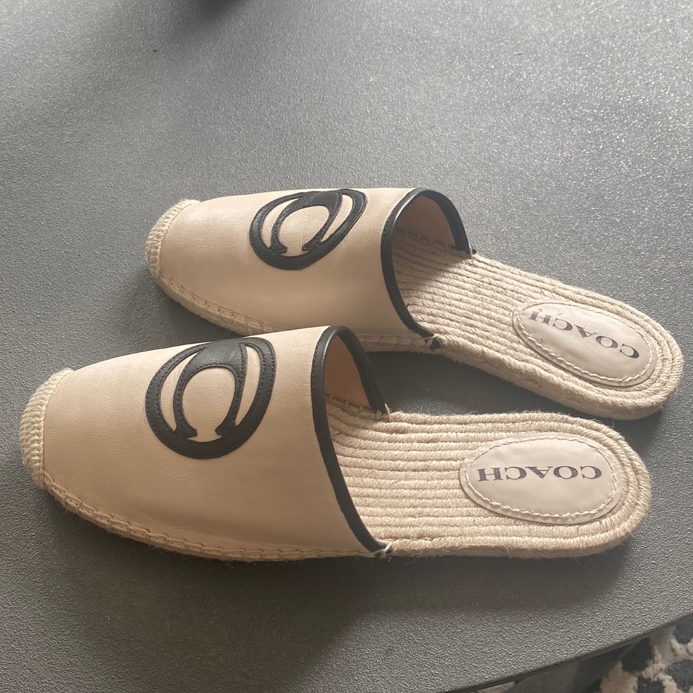 Coach slip on loafers